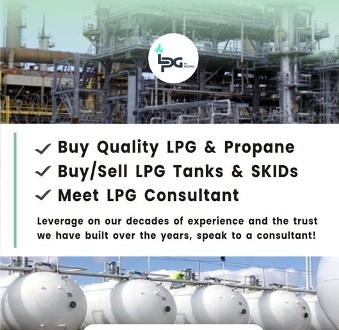 Buy Quality LPG, Tanks, Products and Book Consultation with LPG In Nigeria